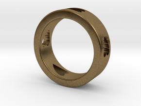 LOVE RING Size-13 in Natural Bronze