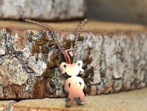 My Special Girl Pendant in 14k Rose Gold Plated Brass