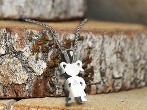 My Special Girl Pendant in Rhodium Plated Brass