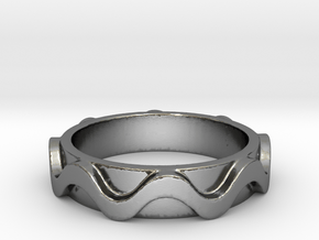Copa band Ring Size 5 in Polished Silver: 5 / 49