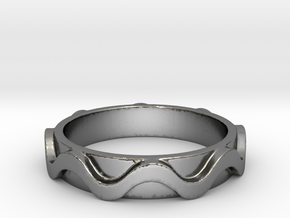 Copa band Ring Size 7.5 in Polished Silver: 7.5 / 55.5