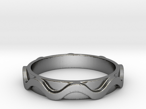 Copa band Ring Size 11 in Polished Silver: 11 / 64