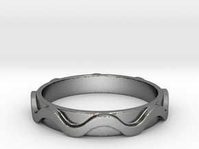 Copa band Ring Size 12 in Polished Silver: 12 / 66.5
