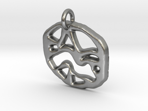 abstract shapes in Natural Silver