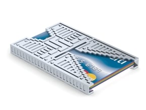 Sliminal "Pixel" (6 Cards) in White Natural Versatile Plastic