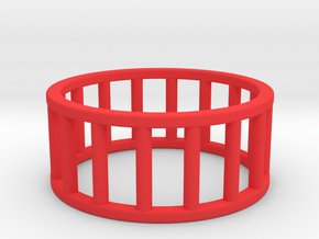 Albaro Ring- Size- 10 in Red Processed Versatile Plastic