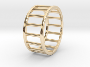 Albaro Ring Size-11 in 14k Gold Plated Brass