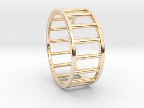 Albaro Ring- Size, 12 in 14k Gold Plated Brass