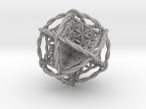 Twisted Ball Of Life 1.6" in Aluminum