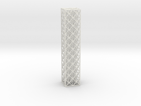 Octet Truss Beam (2x2x10) in White Natural Versatile Plastic