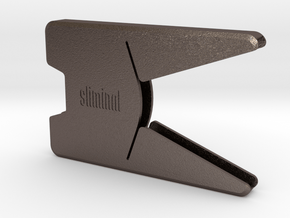 Sliminal "Sleek" (8 Cards) in Polished Bronzed Silver Steel