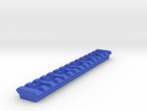 14 Slots Rail (Pre-Drilled) in Blue Processed Versatile Plastic