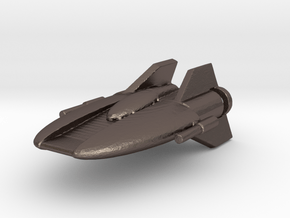 A-Wing in Polished Bronzed Silver Steel
