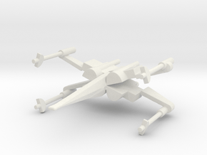 T-70 X-Wing in White Natural Versatile Plastic