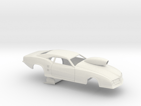 1/25 68 Firebird Pro Mod Small Wheelwell w Scoop in White Natural Versatile Plastic