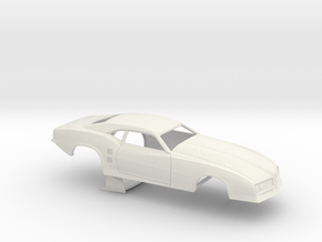 1/24 68 Firebird Pro Mod No Scoop in White Natural Versatile Plastic