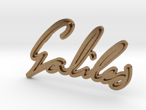 Galileo Galilei Pendant in Natural Brass