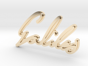 Galileo Galilei Pendant in 14k Gold Plated Brass