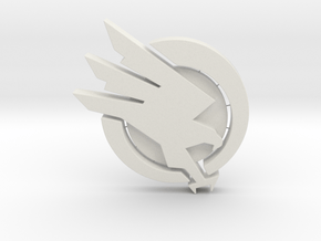 Command and Conquer Eagle Logo in White Natural Versatile Plastic
