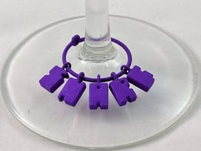 SNARF - Wine Charm in Purple Processed Versatile Plastic