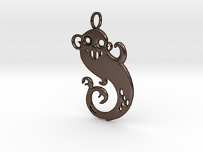 Fiji Mermaid Pendant in Polished Bronze Steel