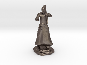 D&D Unarmed Bladeling Monk Mini in Polished Bronzed Silver Steel