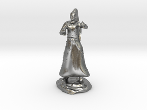 D&D Unarmed Bladeling Monk Mini in Natural Silver