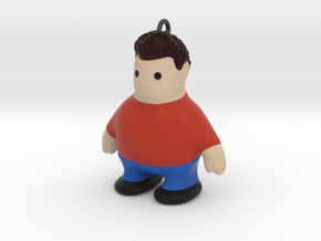 Keychain_FatBoy in Full Color Sandstone