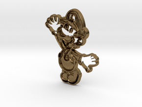 Paper Luigi in Natural Bronze