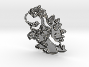 Paper Bowser in Natural Silver