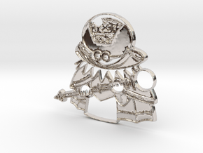 Sir Grodus in Rhodium Plated Brass