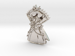 The Shadow Queen (Phase One) in Rhodium Plated Brass