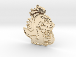 Tubba Blubba in 14k Gold Plated Brass