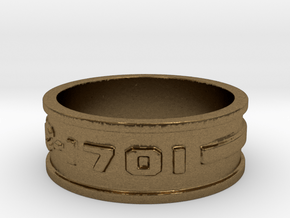 jewelry NCC-1701 ring in Natural Bronze: 9.5 / 60.25