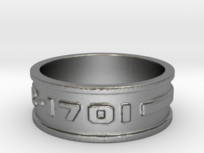 jewelry NCC-1701 ring in Natural Silver: 10 / 61.5