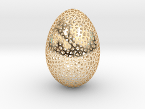 Egg Veroni in 14k Gold Plated Brass