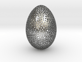 Egg Veroni in Natural Silver