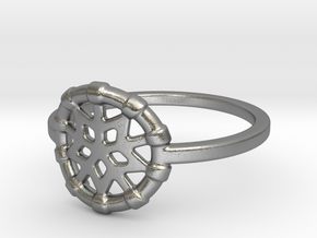 Dreamcatcher Ring in Natural Silver: Medium