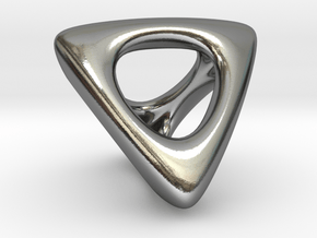 TetraHollow 2.0 in Polished Silver