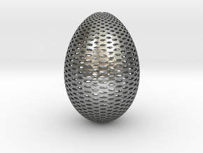 Designer Egg 2 in Natural Silver