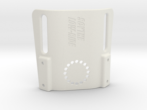 Scythe low-ride holster platform for 50mm duty bel in White Natural Versatile Plastic