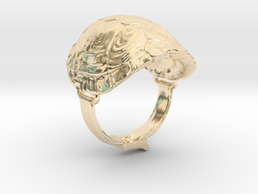 Turtle Ring in 14K Yellow Gold: 8 / 56.75