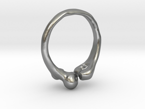 Femur Ring - with size variations in Natural Silver: 6 / 51.5
