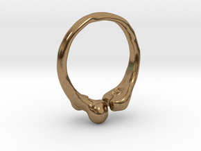 Femur Ring - with size variations in Natural Brass: 6 / 51.5
