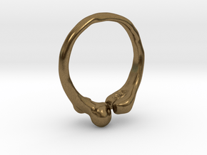 Femur Ring - with size variations in Natural Bronze: 6 / 51.5