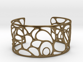 Abstract Bracelet  #11 in Polished Bronze