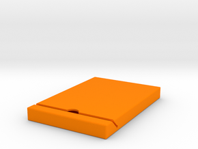 Hard-drive-cover in Orange Processed Versatile Plastic
