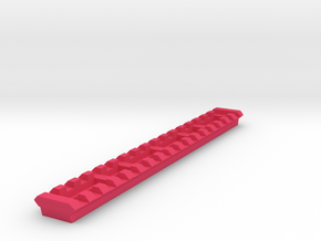 17 Slots Rail (Pre-Drilled) in Pink Processed Versatile Plastic