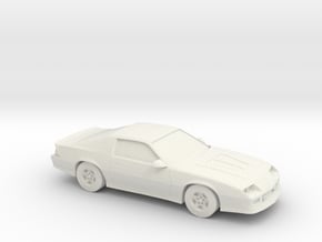 1/43 1985 Chevrolet Camaro in White Natural Versatile Plastic