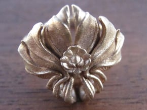 Lotus Ring in Natural Bronze: 7 / 54